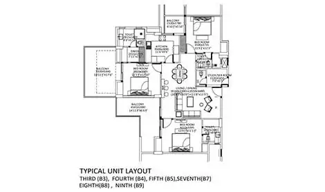 3 BHK Plan