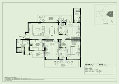 3 BHK Plan